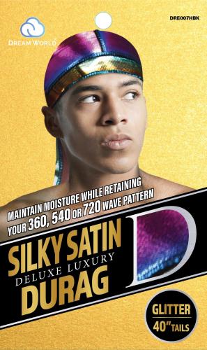 Dream World M-Durag Silky Satin Holo/Black