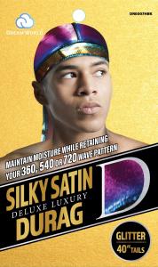 Dream World M-Durag Silky Satin Holo/Black
