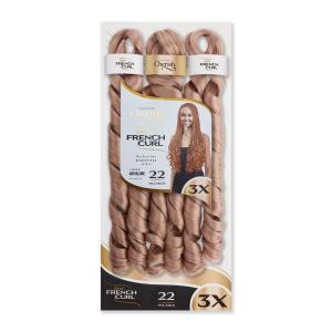 Cherish Spiral French Curl 3x Pre-stretched 22" Colour: Ash Blonde