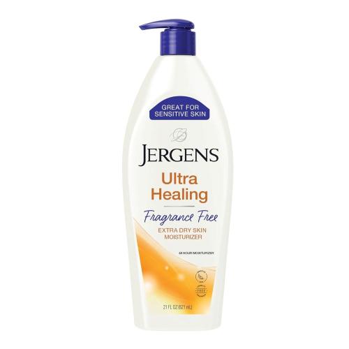 Jergens Ultra Healing Extra Dry Skin Moisturizer Lotion Fregrance Free 621ml