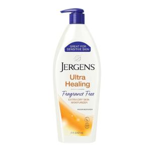 Jergens Ultra Healing Extra Dry Skin Moisturizer Lotion Fregrance Free 621ml