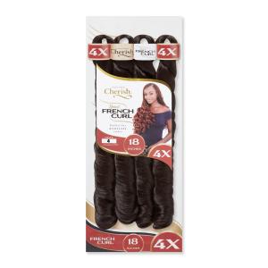 Cherish Spiral French Curl 4x Pre-stretched 18" Colour: 4