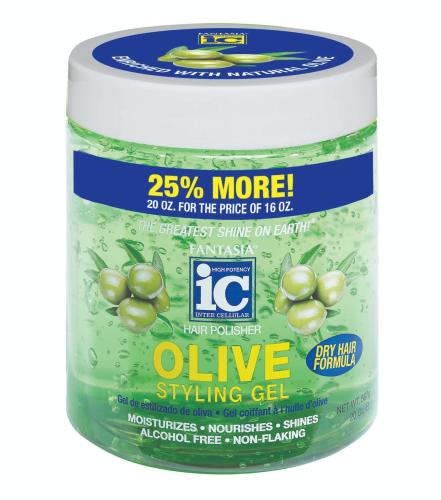 Fantasia IC Olive Oil Styling Gel 454g - 25% Bonus