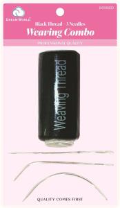 Dream World Thred + 3 Needles Weaving Combo Black