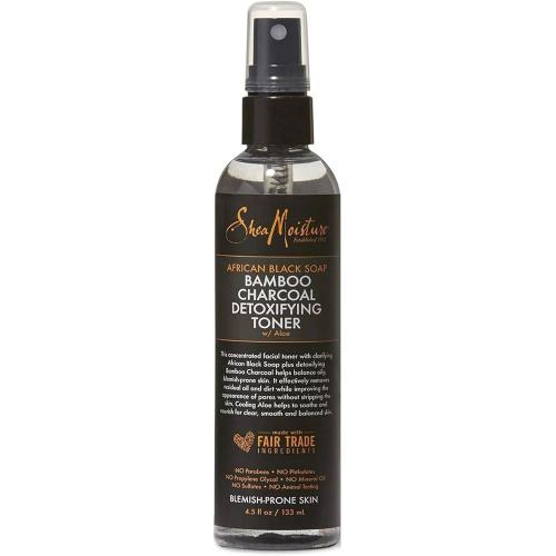 Shea Moisture African Black Soap Bamboo Charcoal Toner 133ml