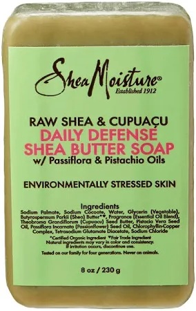 Shea Moisture Raw Shea Daily Defense Shea Butter Bar Soap 230g