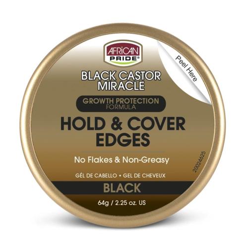 African Pride Black Castor Edge Gel 64g