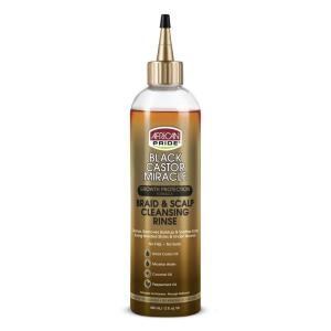 African Pride Black Castor Braid & Scalp Cleansing Rinse 355ml