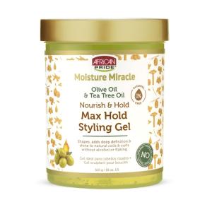 African Pride Moisture Miracle Olive & Tea Tree Styling Gel 510g