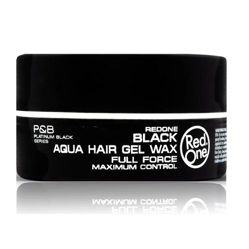 Red One Aqua Hair Gel Wax Black 150ml