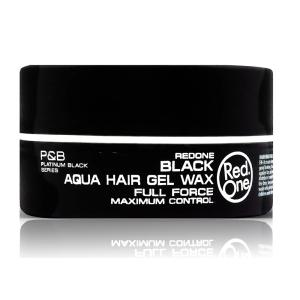 Red One Aqua Hair Gel Wax Black 150ml