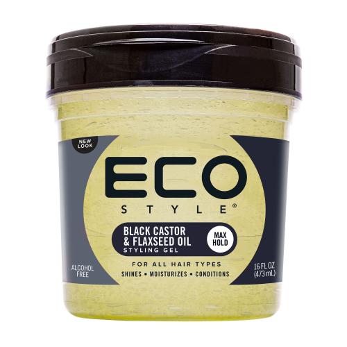 Eco Style Black Castor & Flaxseed Oil Styling Gel 473ml
