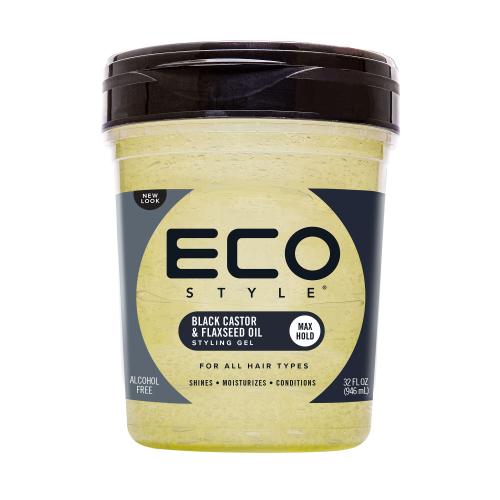 Eco Style Black Castor & Flaxseed Oil Styling Gel 946ml