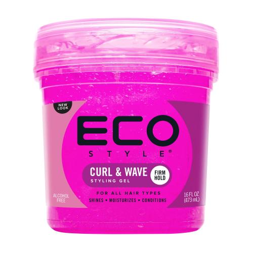 Eco Style Curl & Wave Pink Styling Gel 473ml