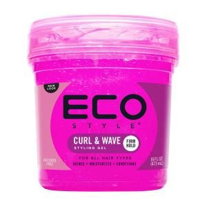 Eco Style Curl & Wave Pink Styling Gel 473ml
