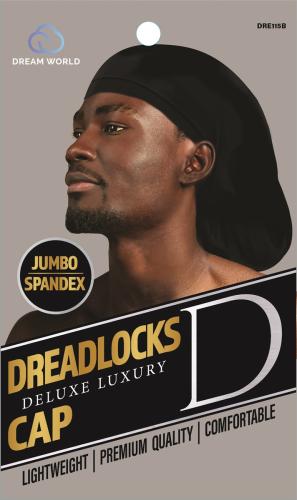 Dream World Dreadlocks Cap Jumbo Black