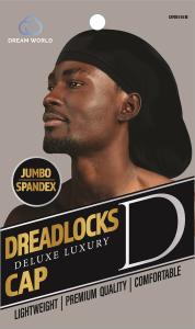 Dream World Dreadlocks Cap Jumbo Black