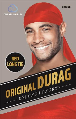 Dream World Durag Orignal Long Tie Red