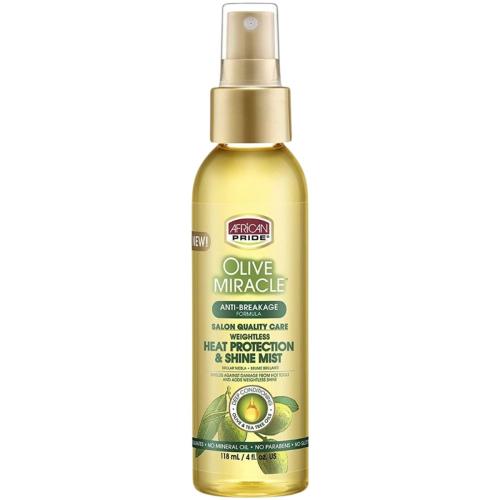 African Pride Olive Miracle Heat Protection Shine Mis 118ml