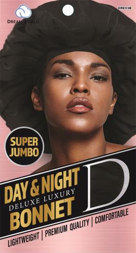 DREAM WORLD D&N SUPER JUMBO BONNET BLACK