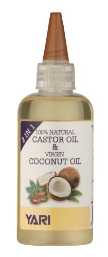 Yari 100% Natural Castor & Virgin Coconut Oil 105ml