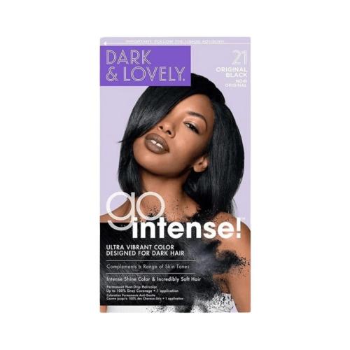 Dark & Lovely Hair Color Go Intense #21 Original Black
