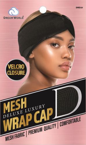 Dream World Mesh Wrap Cap Black