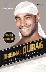 Dream World Durag Orignal Long Tie White