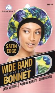 DREAM WORLD WIDE BAND BONNET SATIN EDGE DESIGN #DRE073D