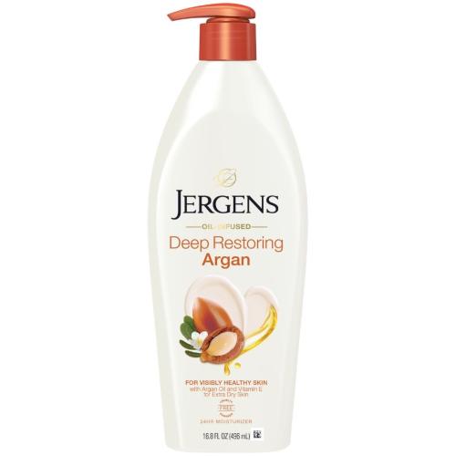 Jergens Deep Restoring Argan Moisturizer Lotion 496ml