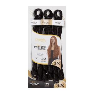 Cherish Spiral French Curl 3x Pre-stretched 22" Colour: 1B