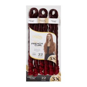 Cherish Spiral French Curl 3x Pre-stretched 22" Colour: 3T1B99J530