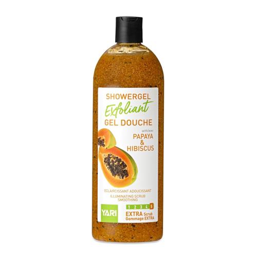 Yari Exfoliant Shower Gel Papaya & Hibiscus 1000ml