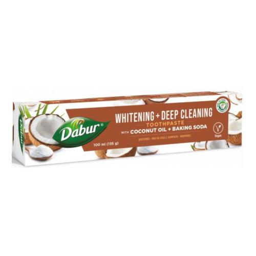 Dabur Herbal Toothpaste Coconut Oil + Baking Soda 100ml
