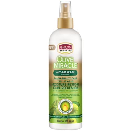 African Pride Olive Moisture Resore Curl Refresher 355ml
