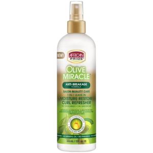 African Pride Olive Moisture Resore Curl Refresher 355ml