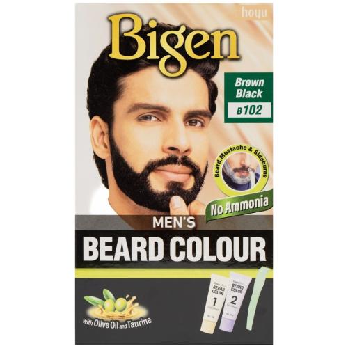 Bigen Men's Beard Colour #B102 Brown Black