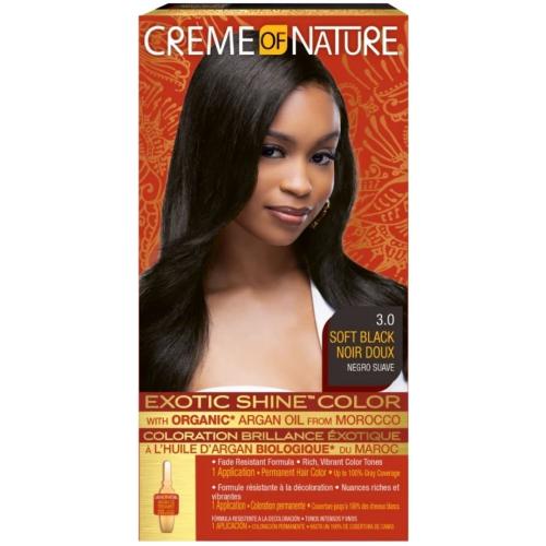 Creme of Nature Hair Color #3.0 Soft Black