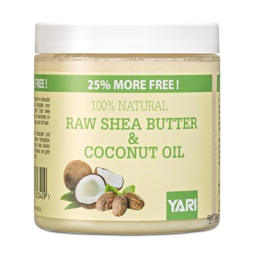 Yari 100% Raw Shea Butter & Coconut Oil 250ml