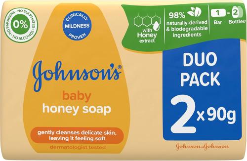 Johnson's Baby Honey Soap 2x90g