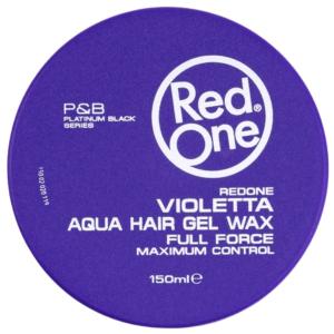 Red One Aqua Hair Gel Wax Violetta 150ml