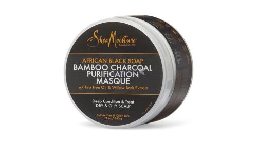 Shea Moisture African Black Soap Bamboo Charcoal Masque 340g