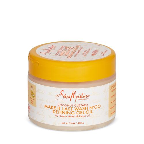 Shea Moisture Coconut Custard Make It Last Defining Gel Oil 340g
