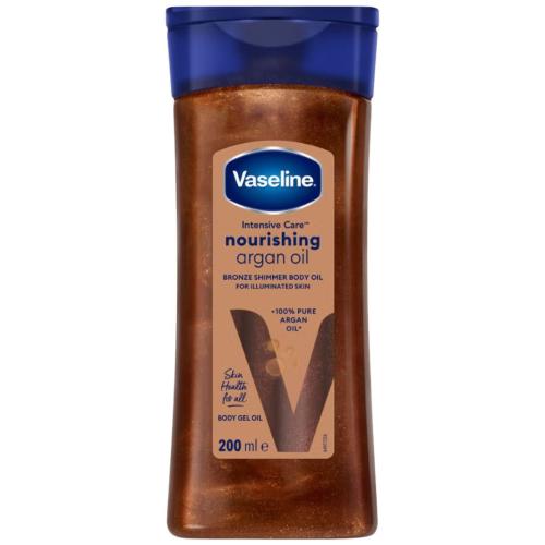 Vaseline Argan Shimmer Bronze Body Oil 200ml