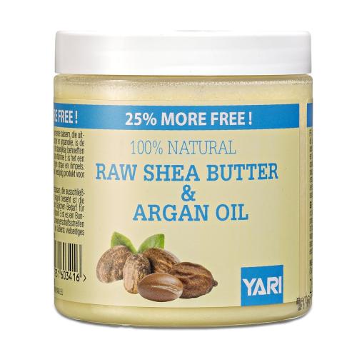Yari 100% Raw Shea Butter & Argan Oil 250ml