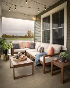 Hörnsoffa Edge 5 delar, modulär