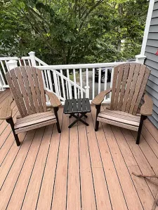 Sidobord 4-kantigt & hopfällbart