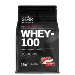 STAR WHEY 100 1KG JORDGUBB