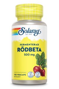 SOLARAY FERMENTERAD RÖDBETA 500MG 100 KAPSLAR