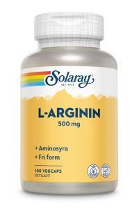 SOLARAY L-ARGININ 500MG 100 KAPSLAR
